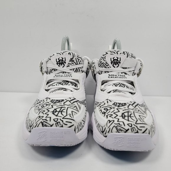 Adidas D.O.N. Issue 3 GCA Men's Black White Basketball Shoes GW3648 US Size 7.5 - Picture 6 of 11